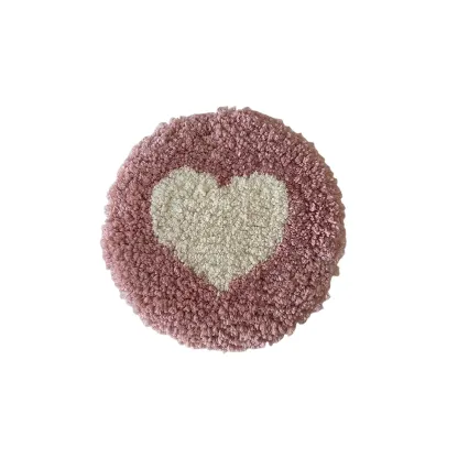 Heartfelt Romance Hand-tufted Flocked Coasters-BRENETTI