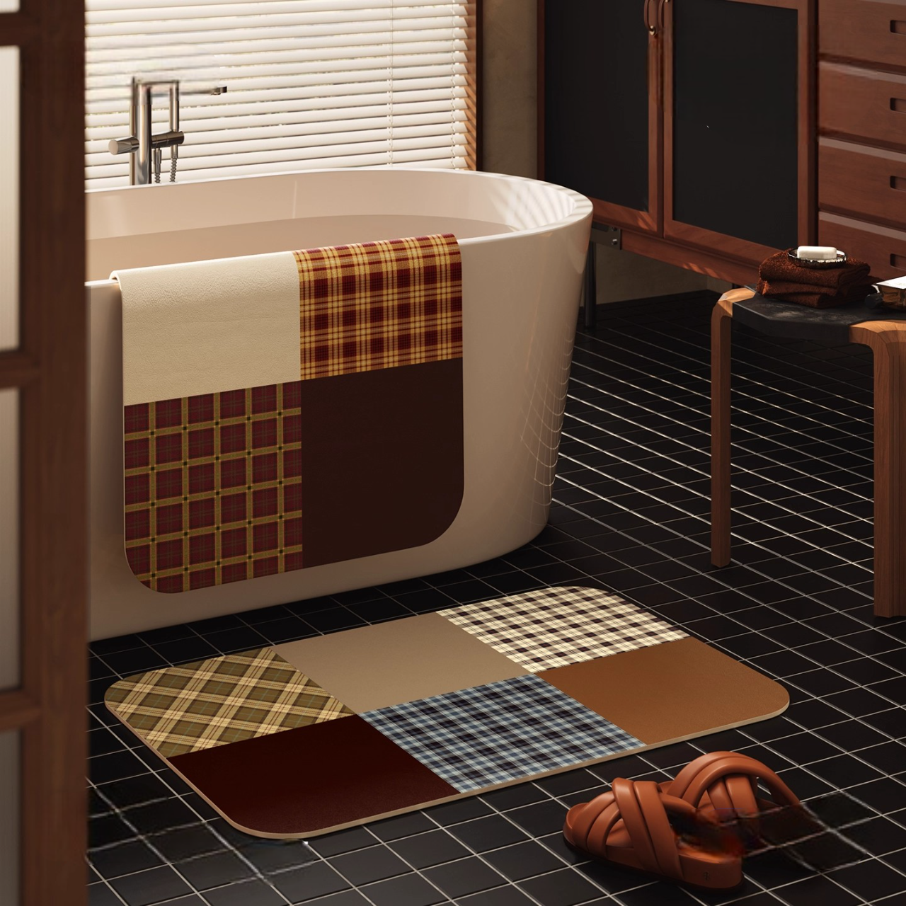 Patchwork Show Diatomaceous Earth Mat