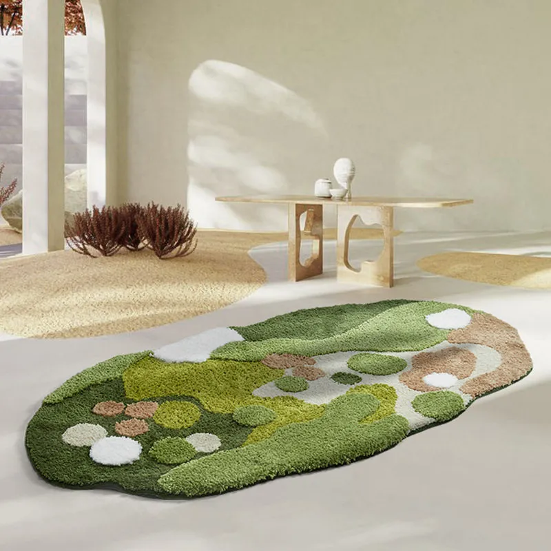 Enchanted Forest Flocked Rug
