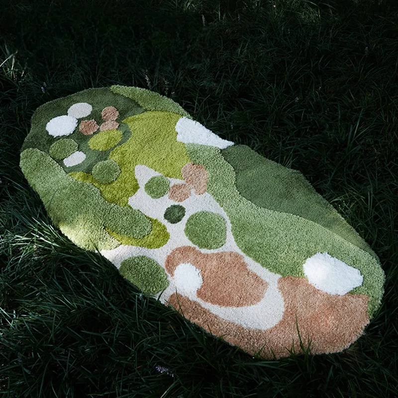 Enchanted Forest Flocked Rug