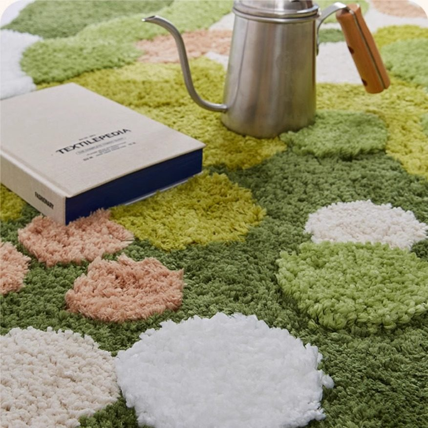 Enchanted Forest Flocked Rug