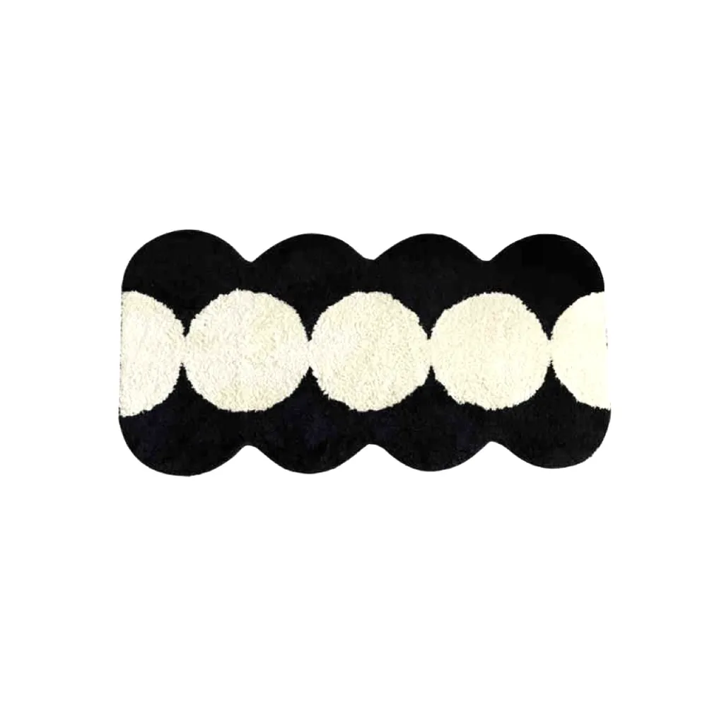 Dot Link Flocked Rug - BRENETTI