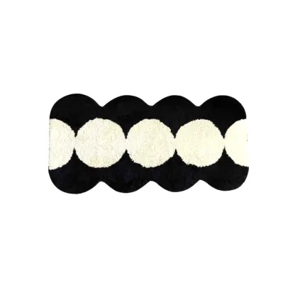 Dot Link Flocked Rug