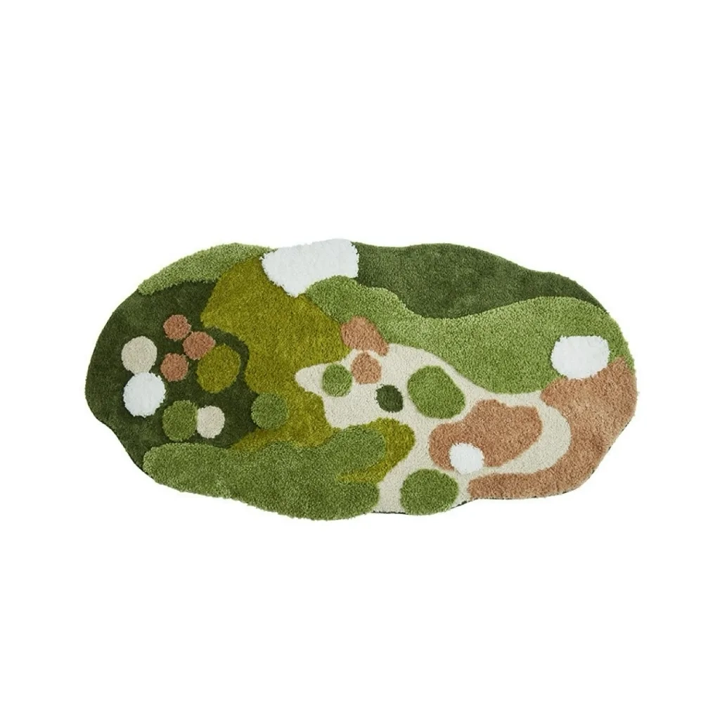 Enchanted Forest Flocked Rug