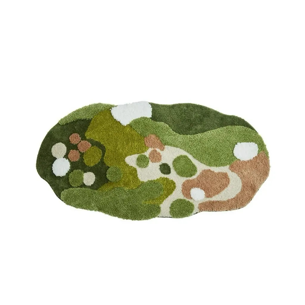 Enchanted Forest Flocked Rug