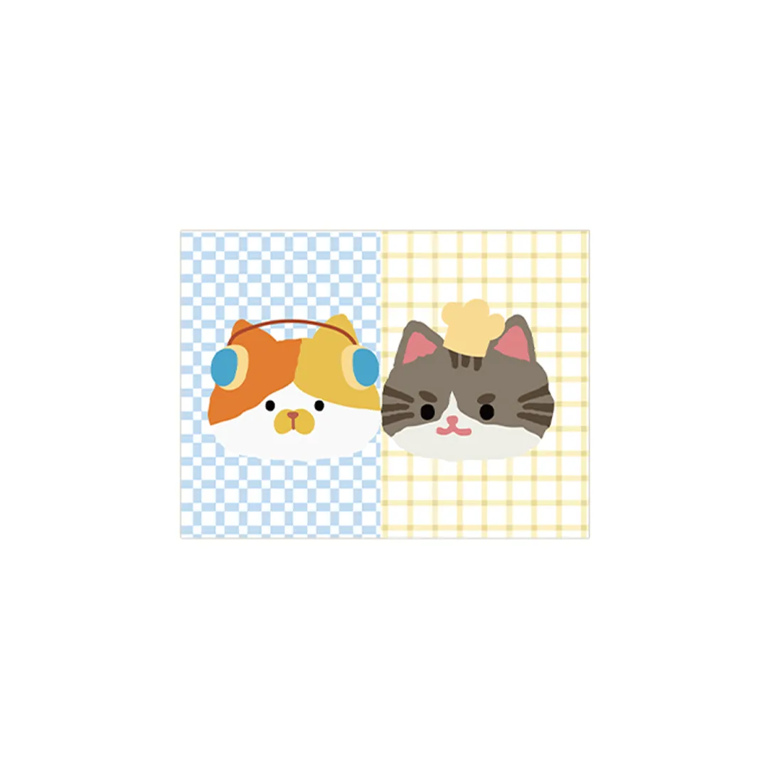 Wavy Checkerboard Vegan Leather Pet Placemat