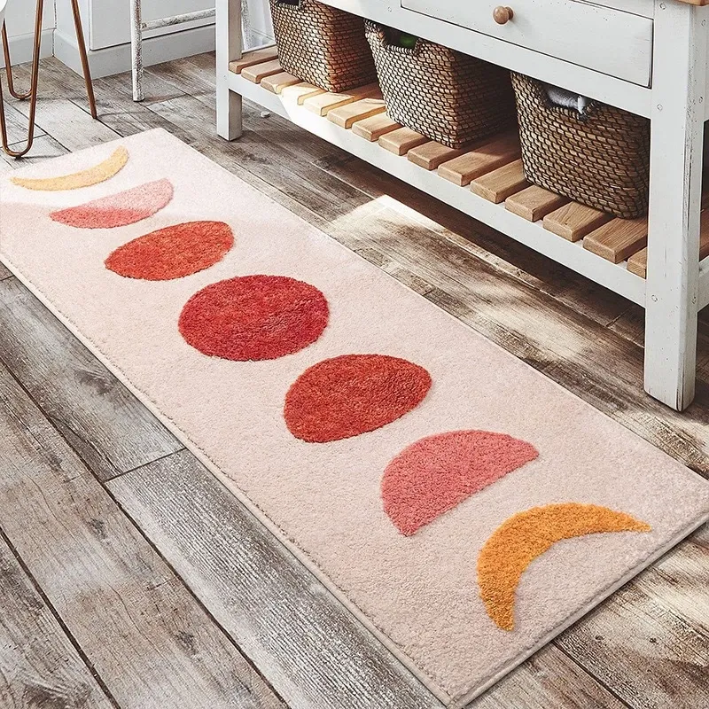 Moon Flocked Rug