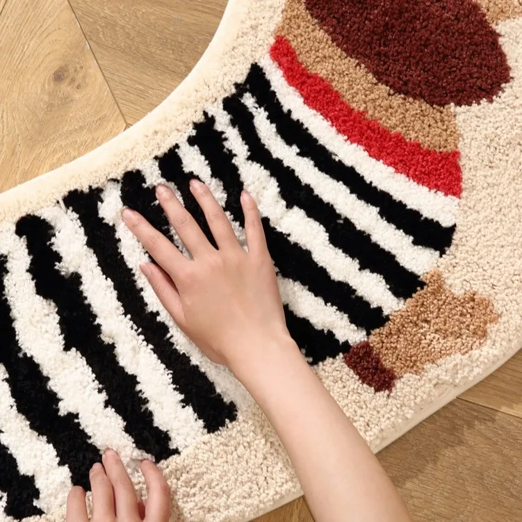 Dachshund Flocked Rug