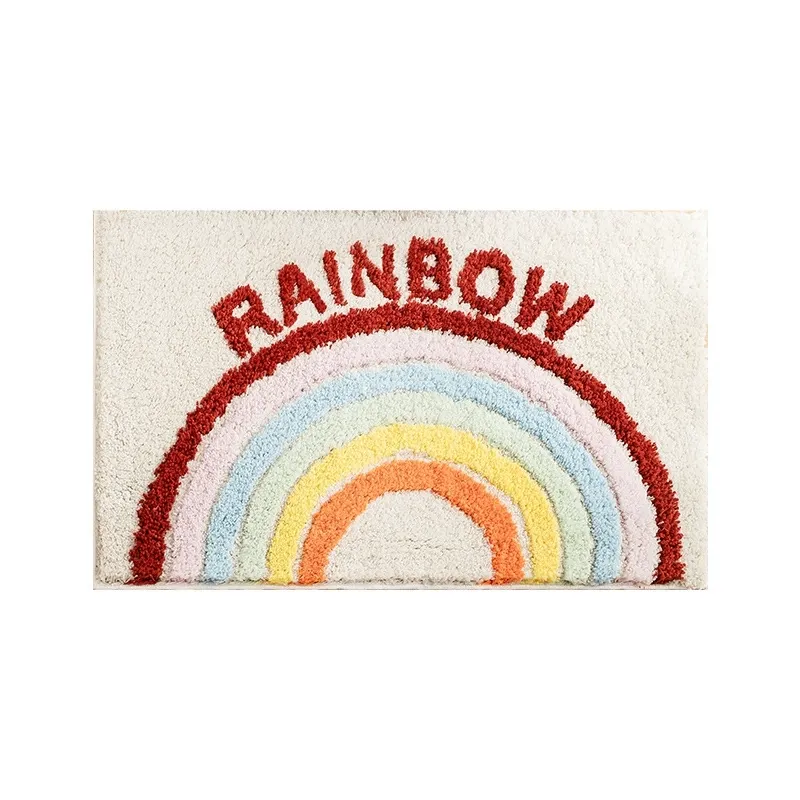 Rainbow Flocked Rug - BRENETTI