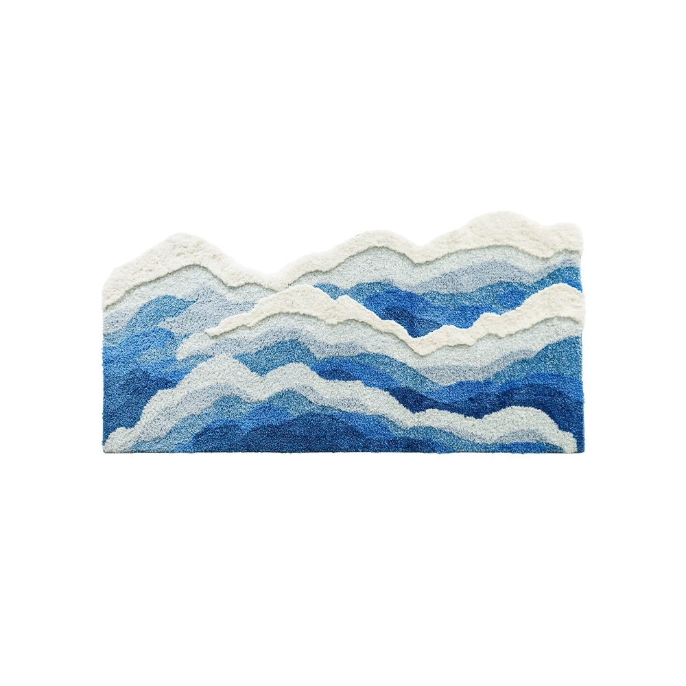 Ocean Flocked Rug 