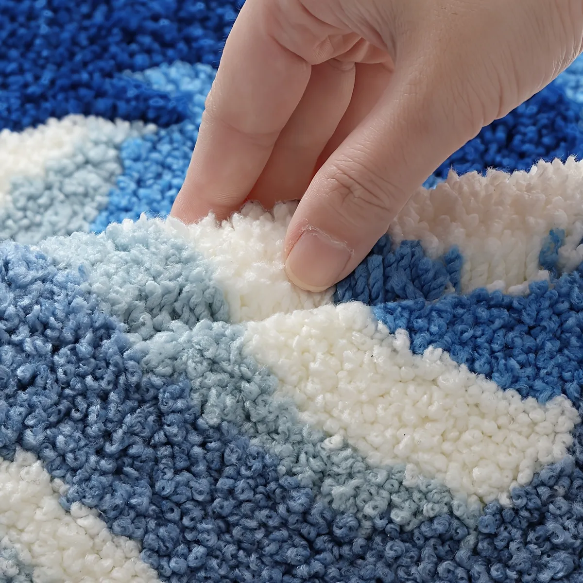 Ocean Majesty Flocked Rug