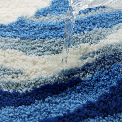 Ocean Majesty Flocked Rug