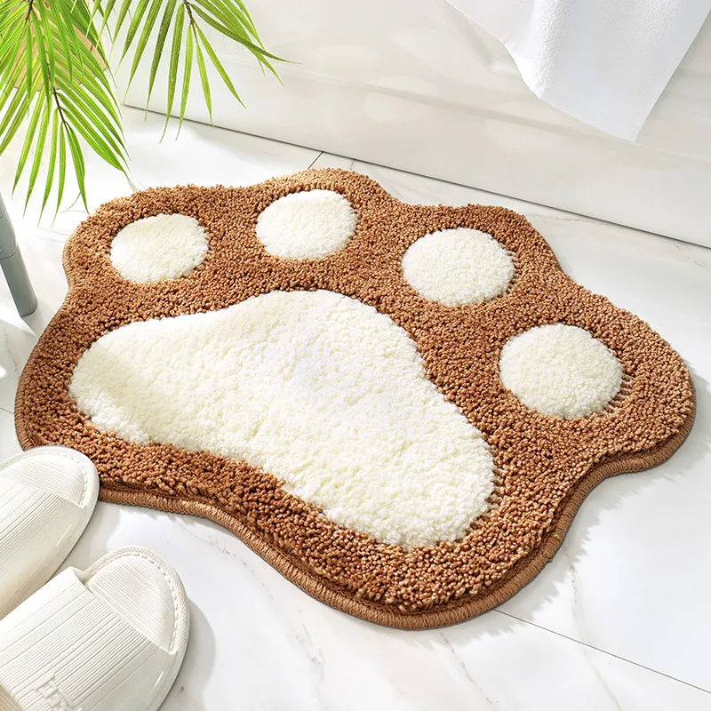 Cute Paw Print  Tufted Rug