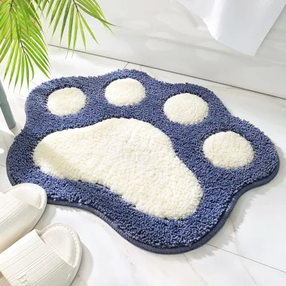 Cute Paw Print  Tufted Rug