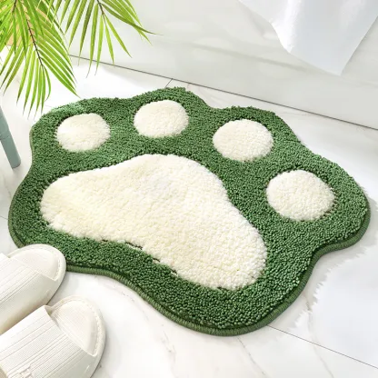 Cute Paw Print  Tufted Rug