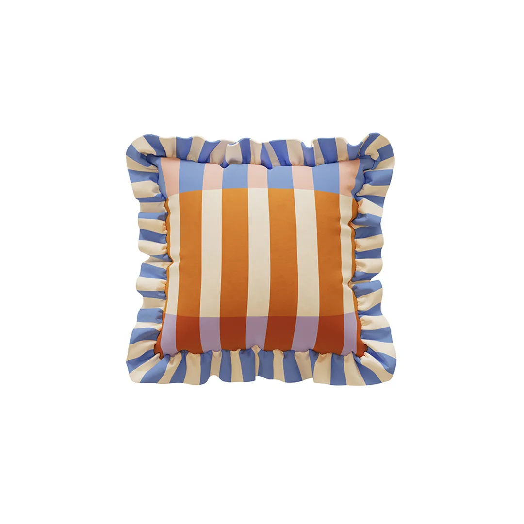 Patchwork Leather Cushion - BRENETTI