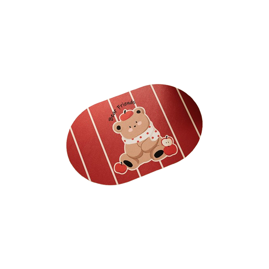 Bear Friends Diatomaceous Earth Mat