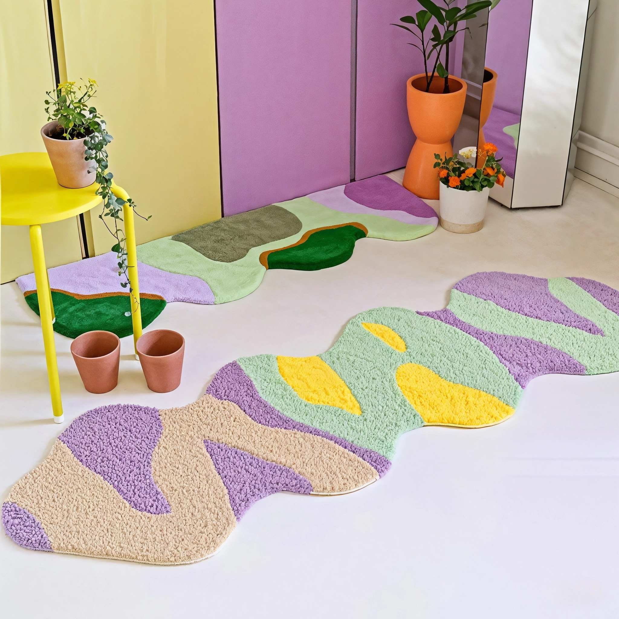 Dream Wave Flocked Rug