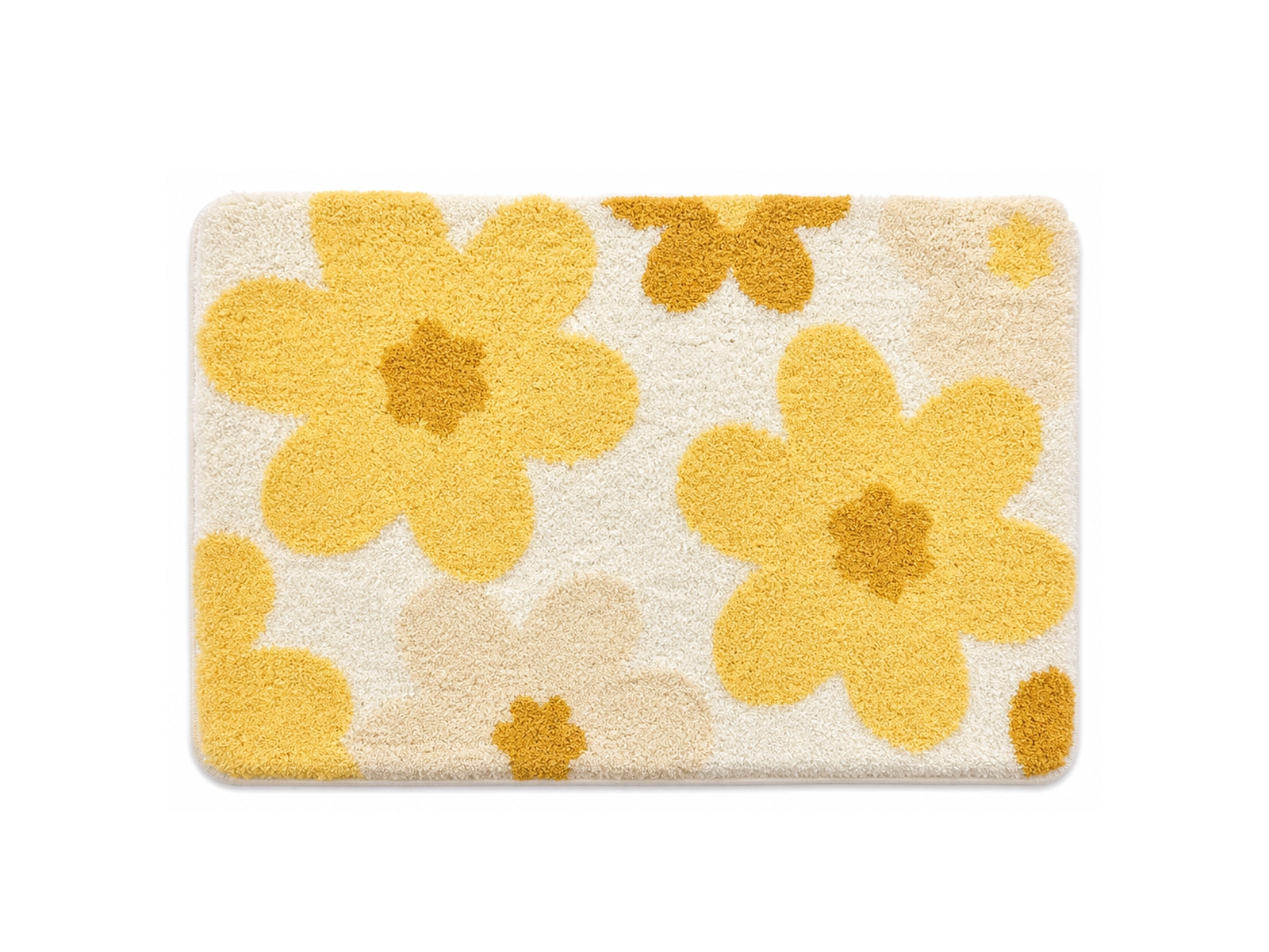 Daisy Blooms Flocked Rug