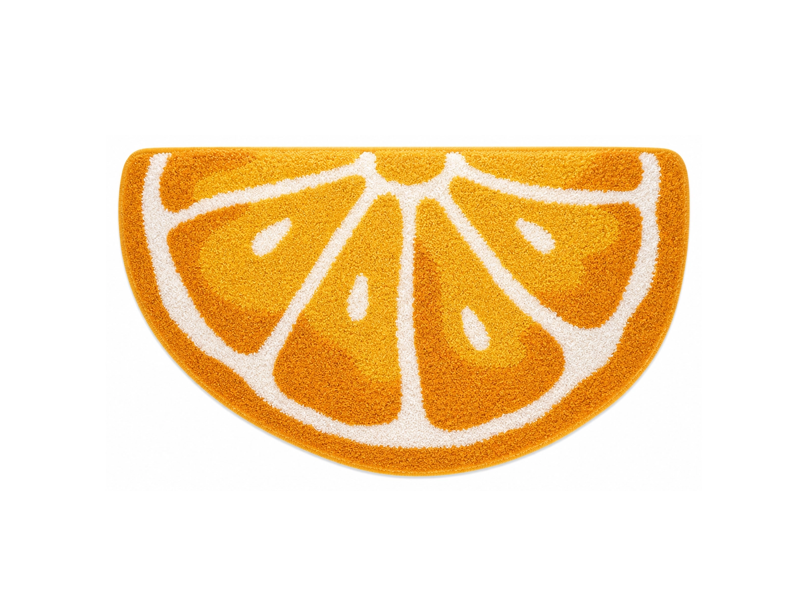 Fruit Slice Flocked Rug