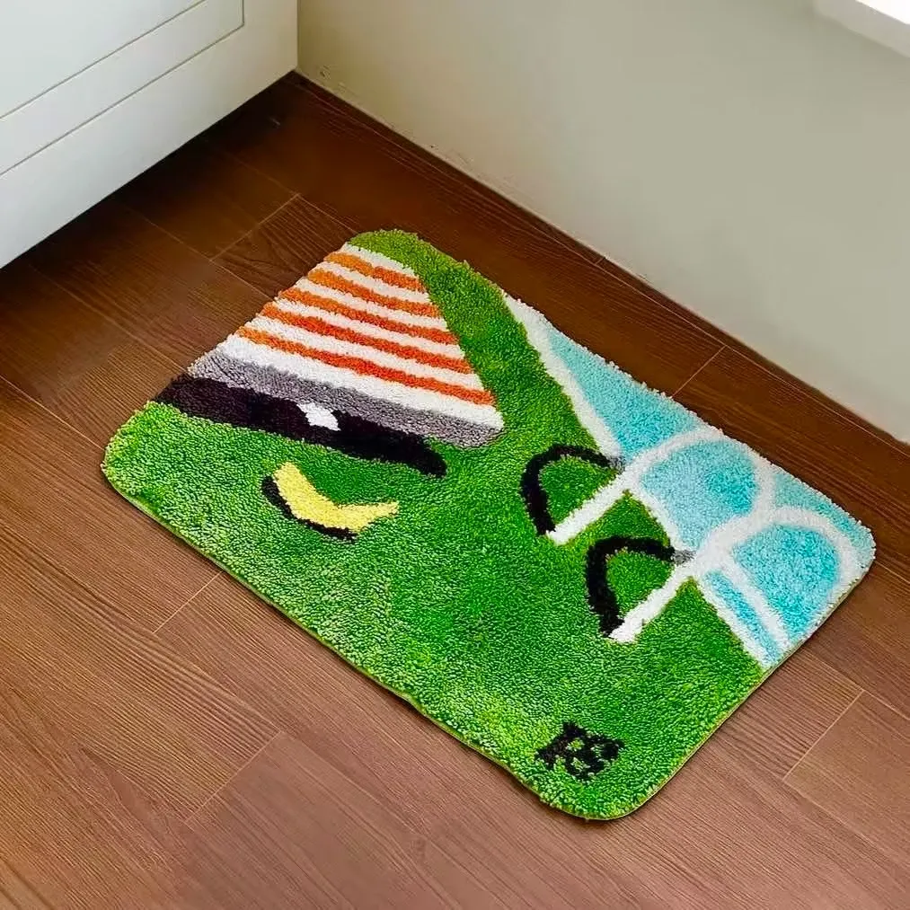 Beach Chair Flocked Rug