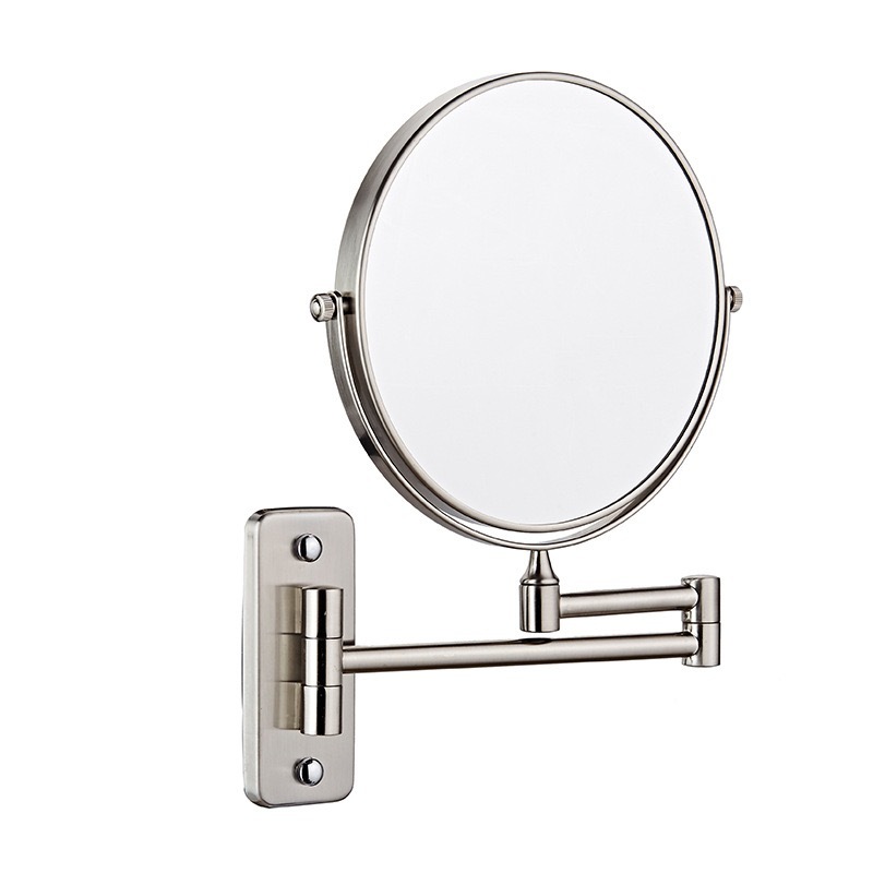 6 Inches Rectangular Base Wall Mounted Makeup Mirror