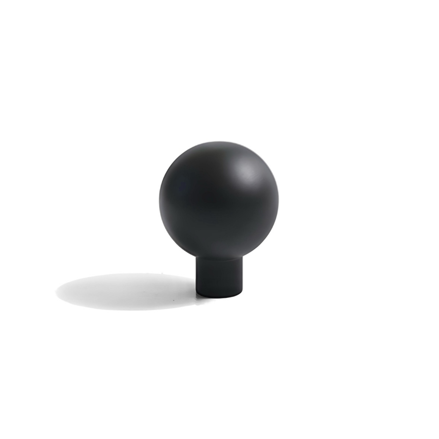 Sphere on Stick Matte Black Knob
