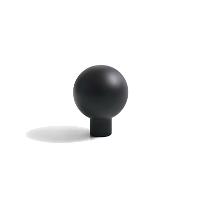 Sphere on Stick Matte Black Knob