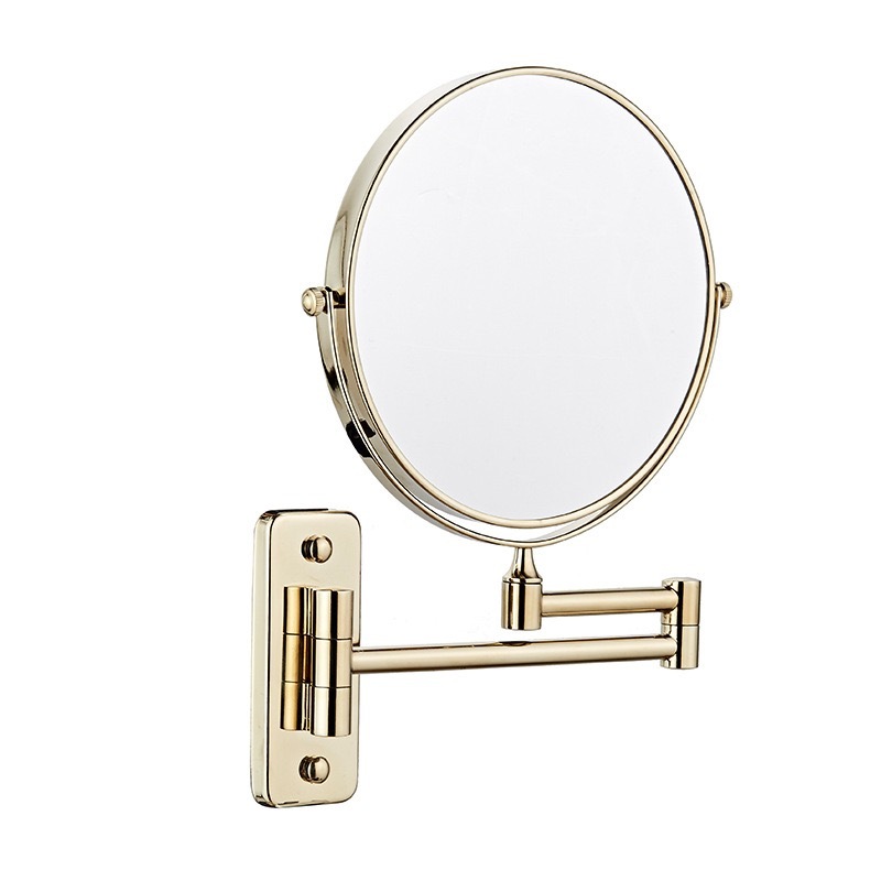 6 Inches Rectangular Base Wall Mounted Makeup Mirror