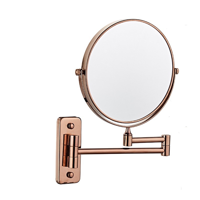 6 Inches Rectangular Base Wall Mounted Makeup Mirror