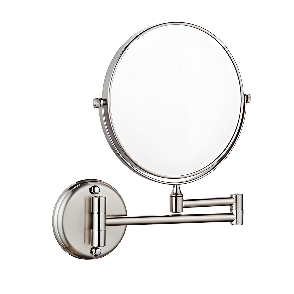 6 Inches Circular Base Wall Mounted Makeup Mirror