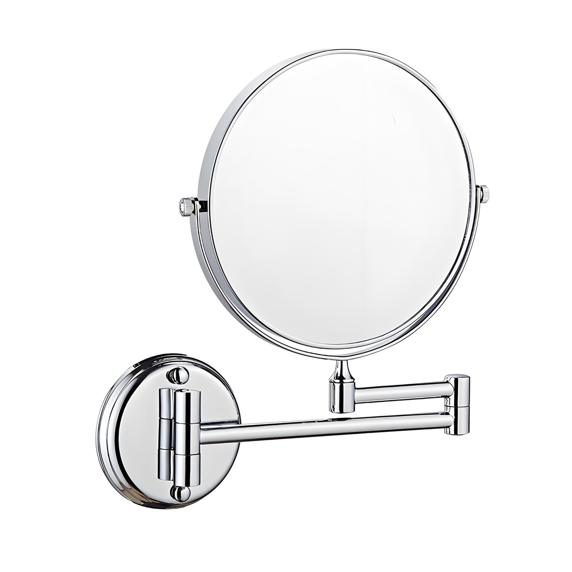 8 Inches Circular Base Wall Mounted Makeup Mirror