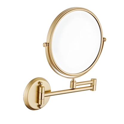 8 Inches Circular Base Wall Mounted Makeup Mirror