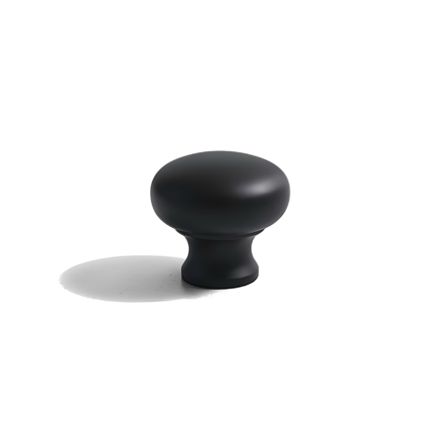 Mashroom Matte Black Knob