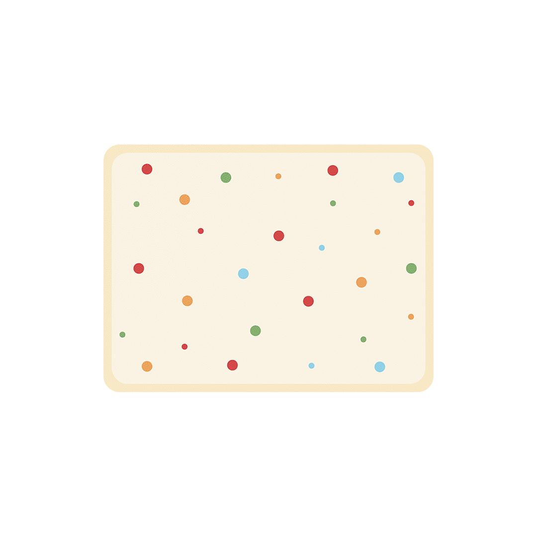 Rainbow Semi-Circle Diatomaceous Earth Bath Mat