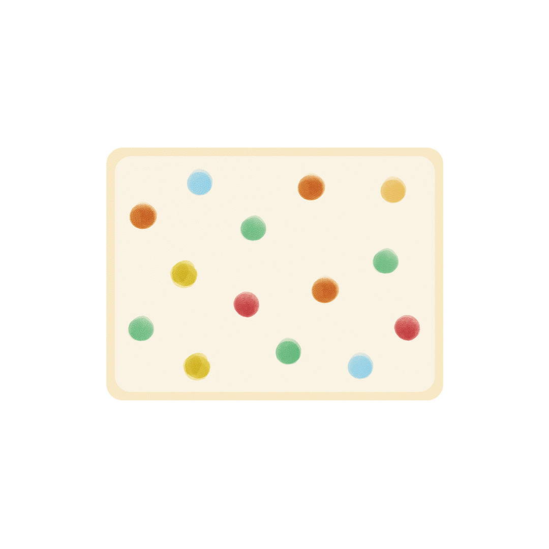 Rainbow Semi-Circle Diatomaceous Earth Bath Mat