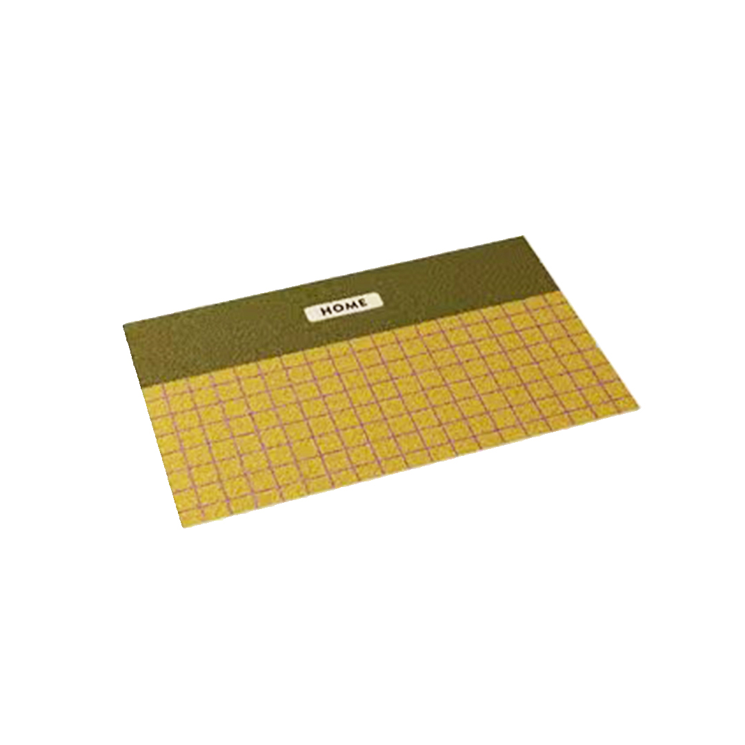 Madrid Check Coir Doormat
