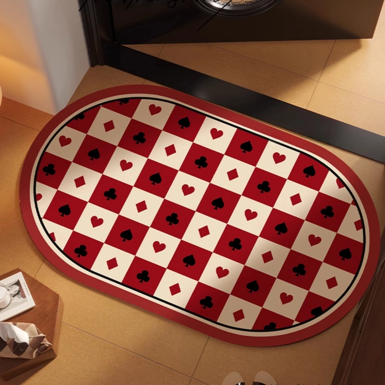 Poker Patina Diatomaceous Earth Mat