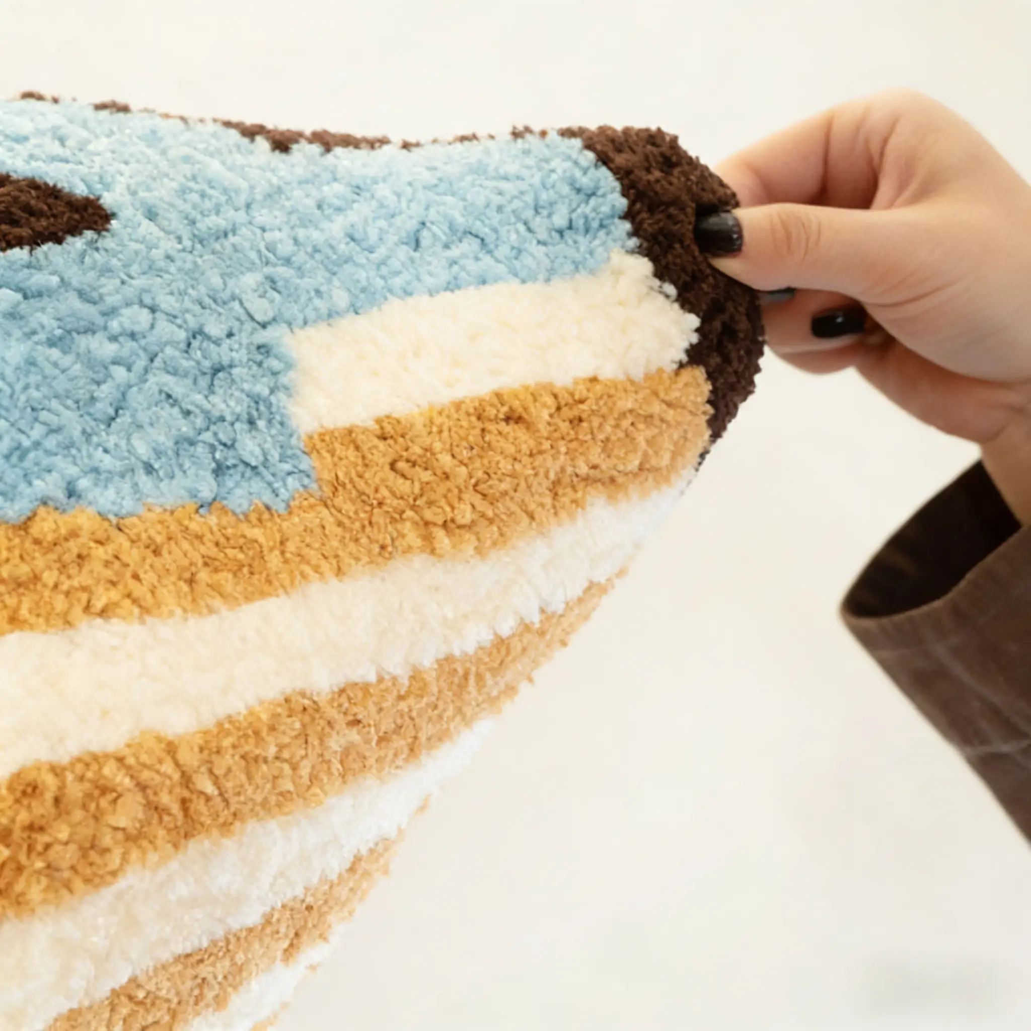 Coastal Lounge Flocked Rug