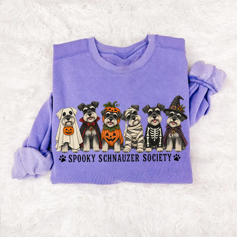 Spooky Schnauzer Society Sweatshirt