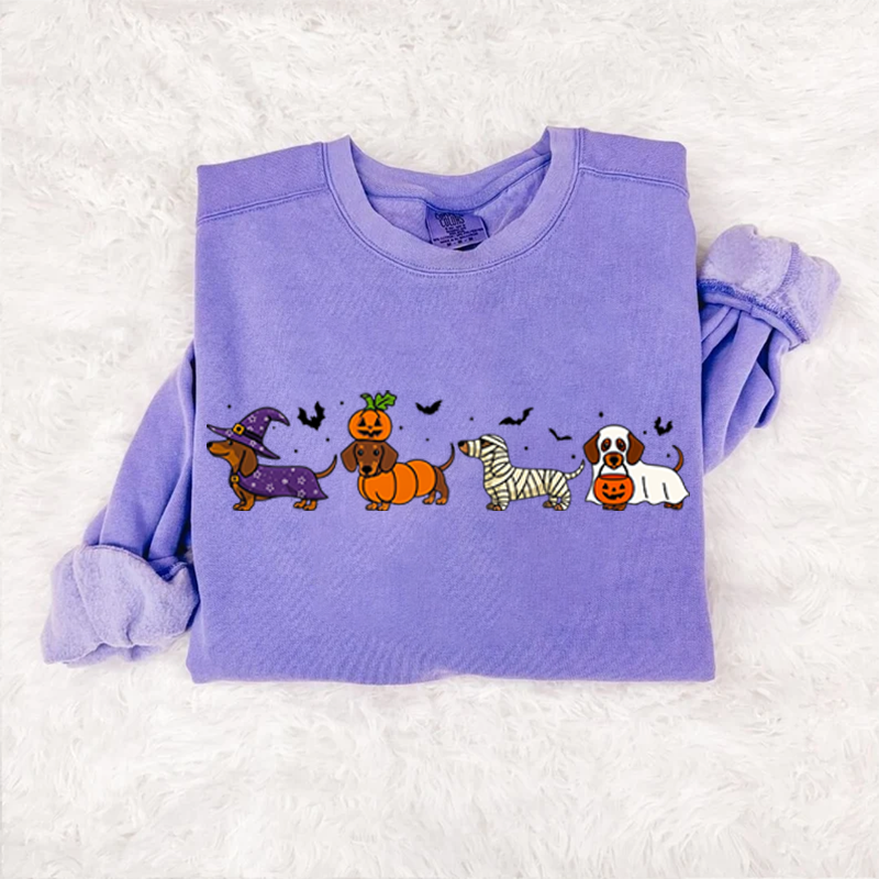 Halloween Dachshund Sweatshirt