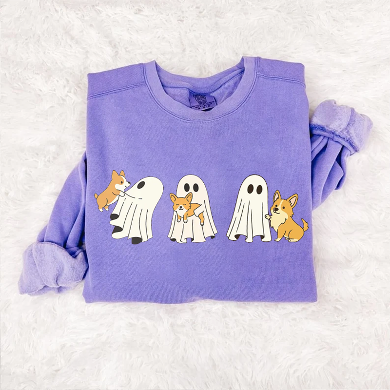 Corgi Dog Halloween Sweatshirt