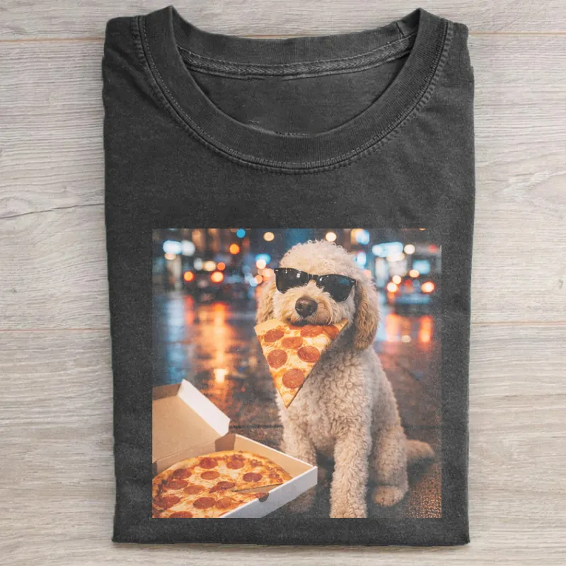 Funny Goldendoodle Pizza T-shirt