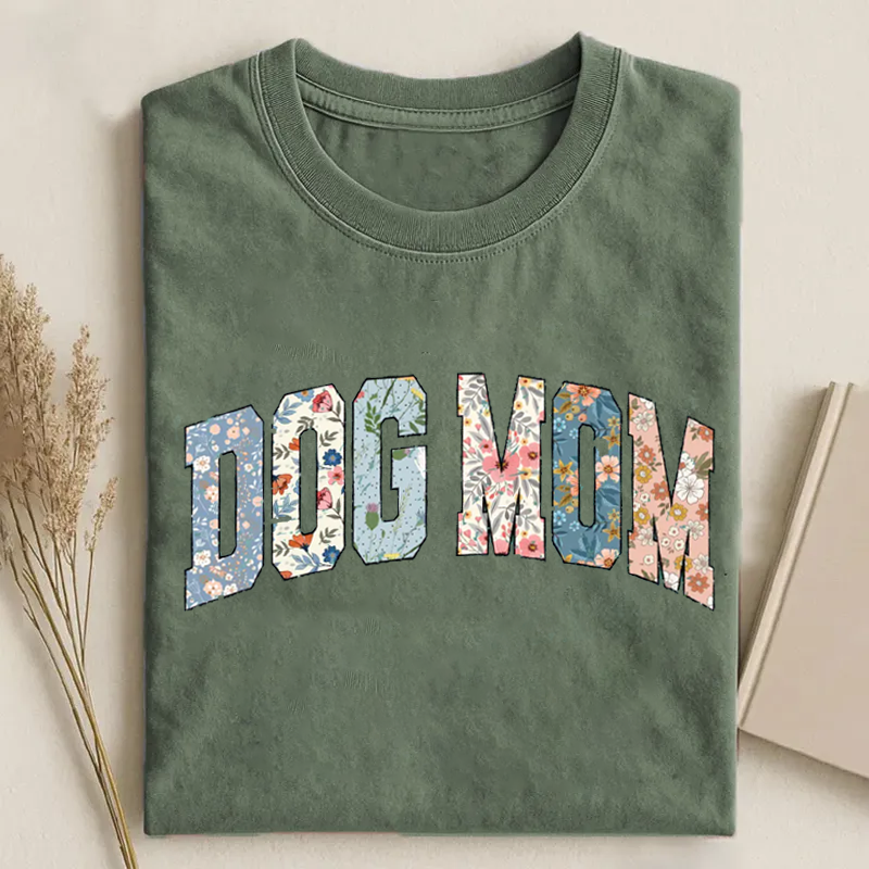 Floral Dog Lover T-shirt