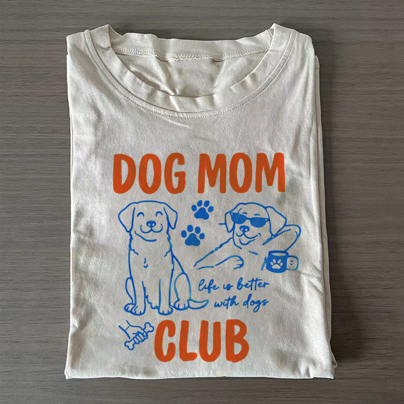 Dog Mom Club T-shirt
