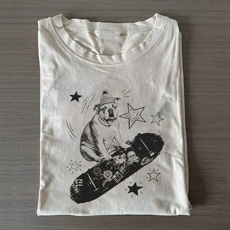 Skateboard Dog T-shirt