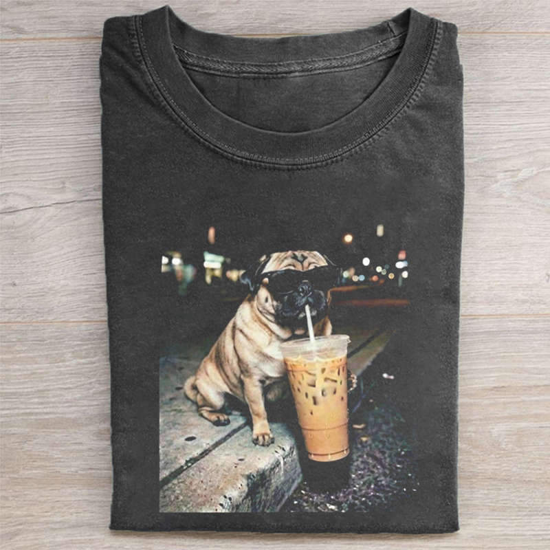 Funny Dog Graphic T-shirt