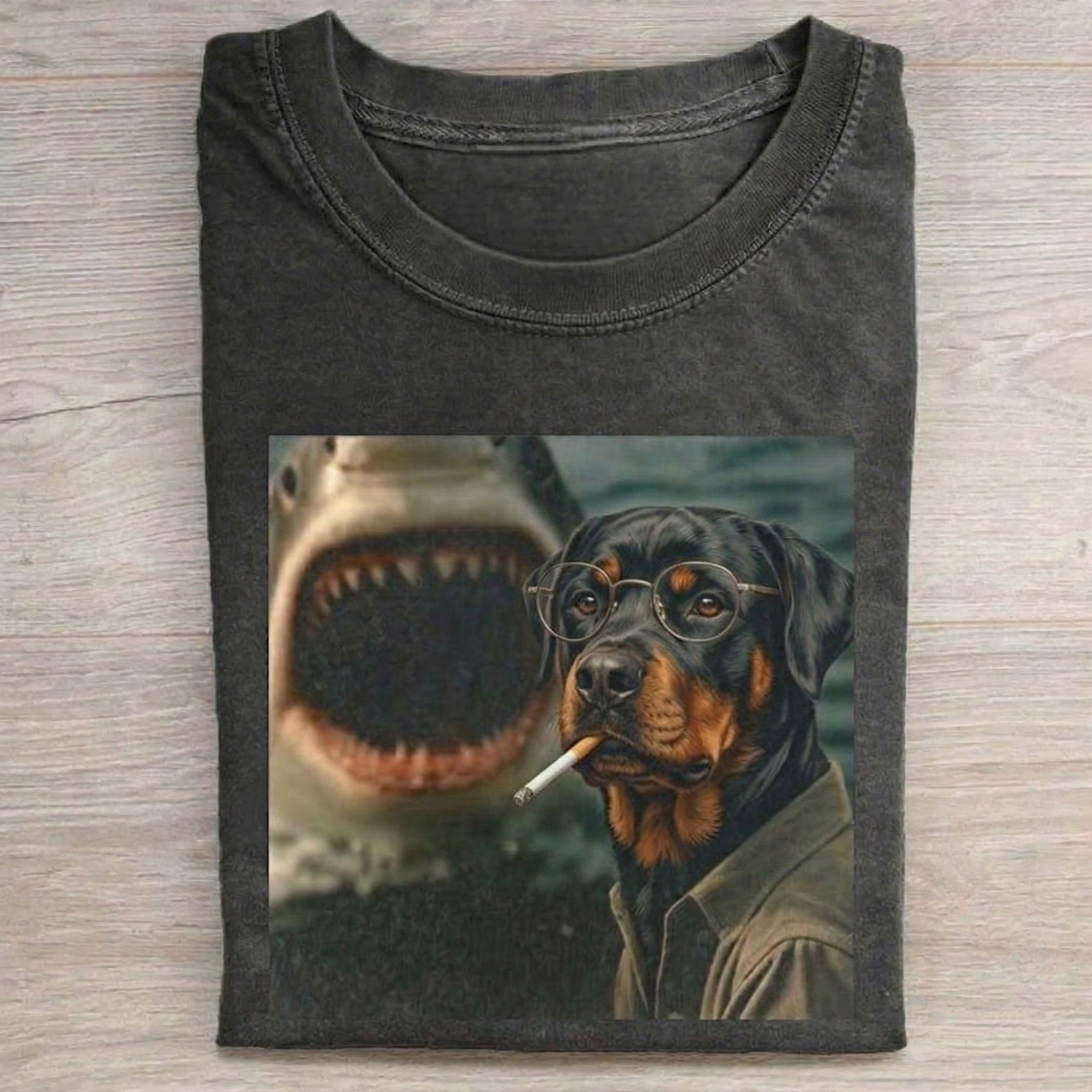 Funny Dog Graphic T-shirt