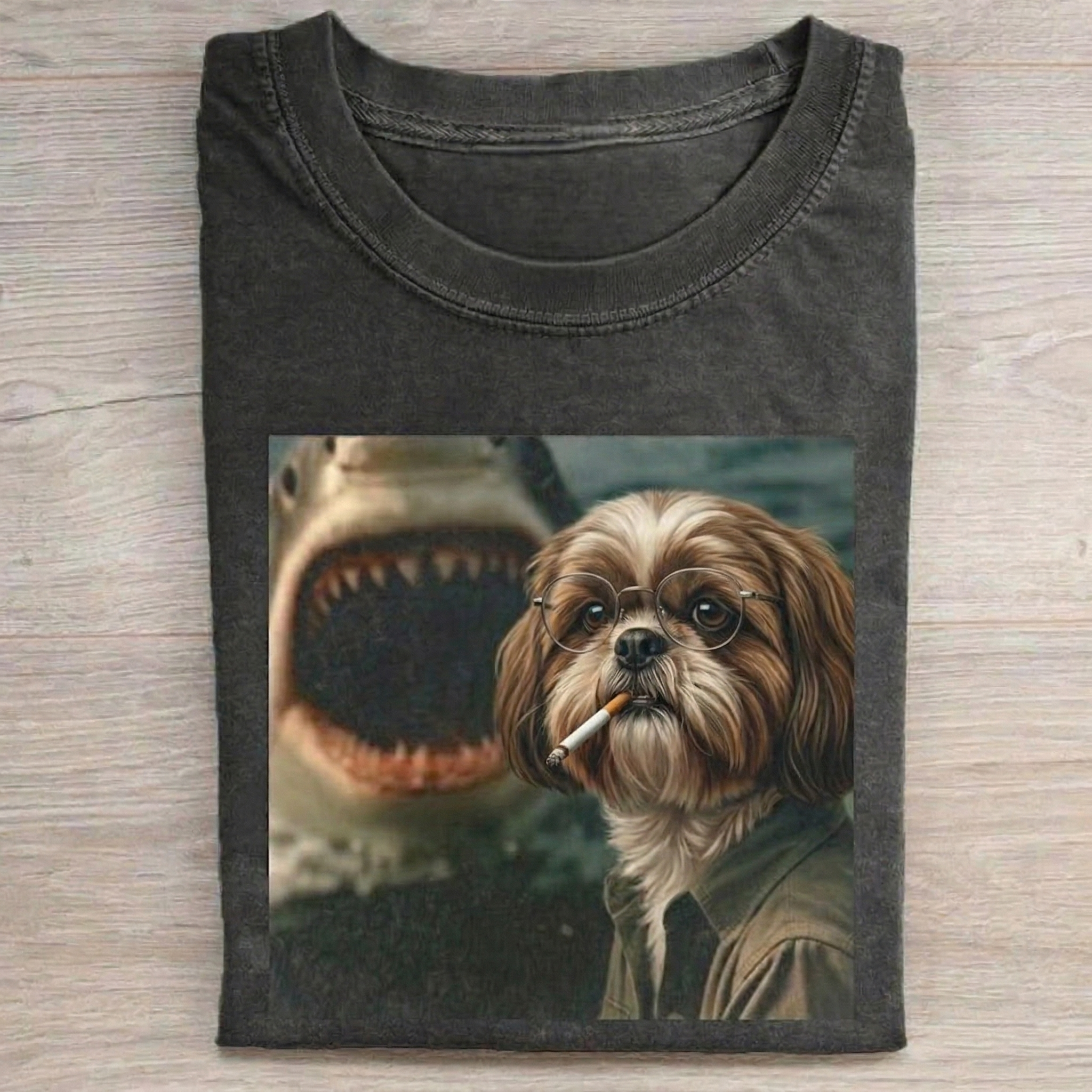 Funny Dog Graphic T-shirt