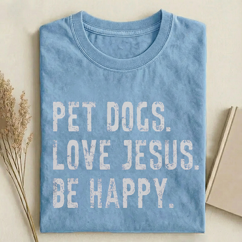 Dogs and Jesus T-shirt